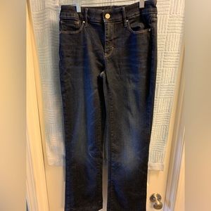 WHITE HOUSE BLACK MARKET WOMENS MID-RISE SOFT DENIM BOOTCUT JEANS SIZE 6